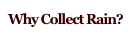 Why Collect Rain?